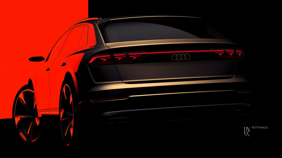 Audi chystá modernizaci Q8, ukázalo upoutávku